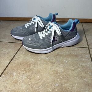Champion Women’s Running Shoes Grey & Purple Sneakers Size 7